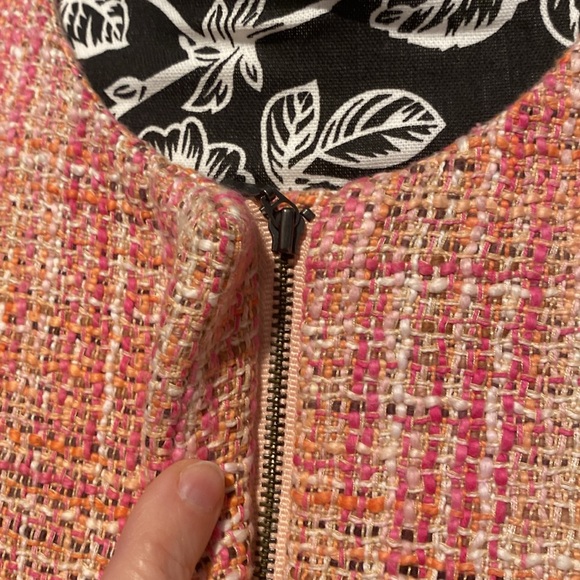 Talbots Pink Tweed Jacket - Picture 3 of 4